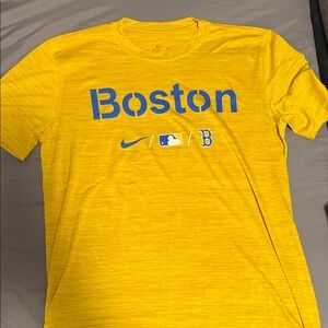 Nike Yellow Boston Red Sox Tee